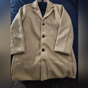 Brown Men's Pea Coat